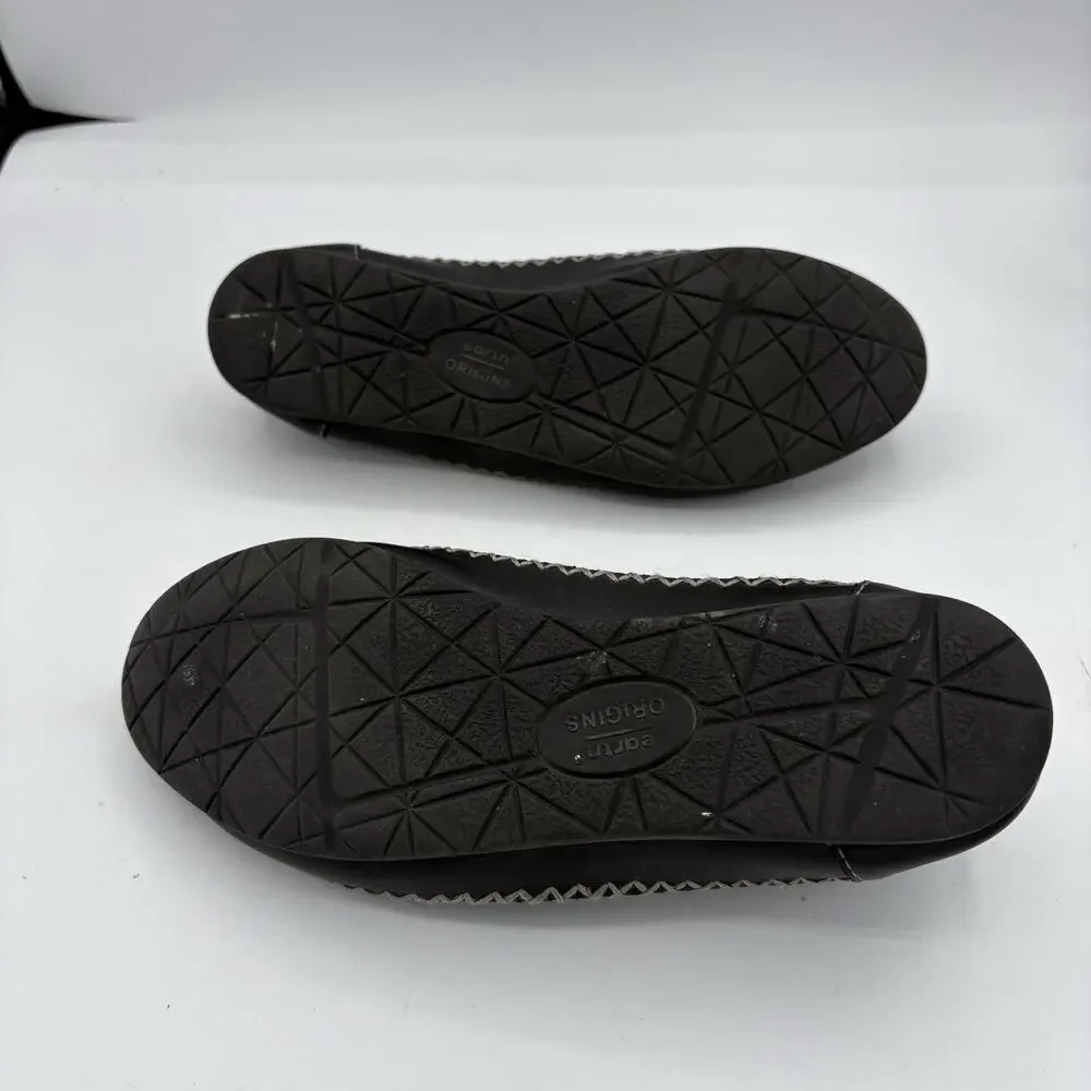 Earth‎ Origins Flats Womens Size 7 Lark Lizzy Black Slip On Casual Perforated